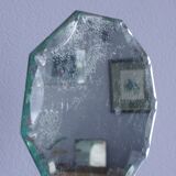 Bevelled hand mirror 26x15cm