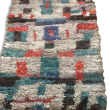 Carpet boucherouite vintage, 152 x 89