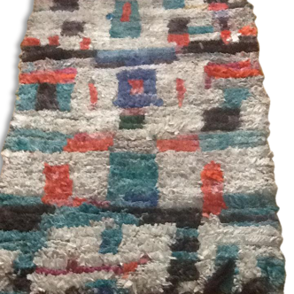 Carpet boucherouite vintage, 152 x 89