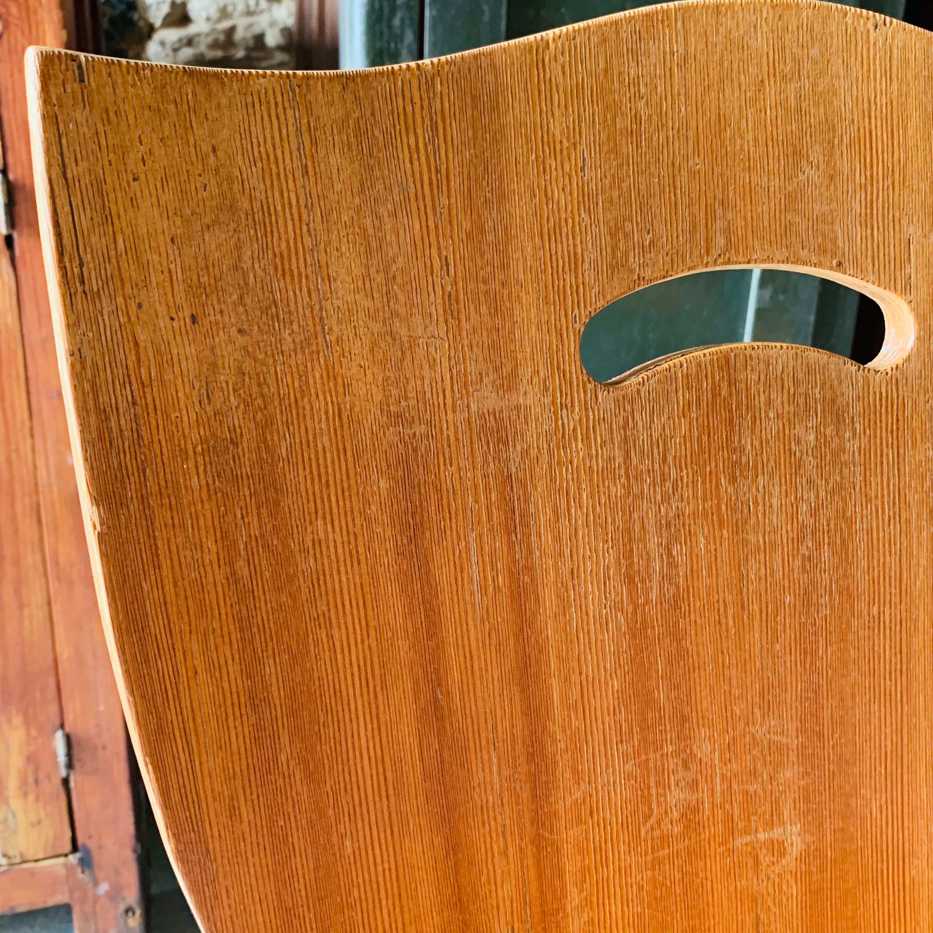 Paire de chaise bois blond  - 1960's