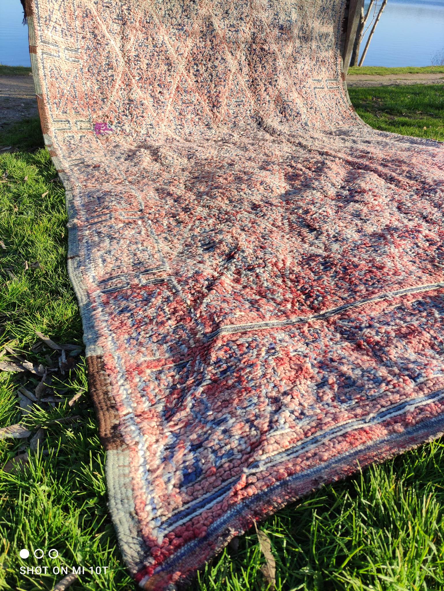 Berber carpet beni mguild seventies 3m50 on 2m05