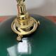 Green opaline wall light