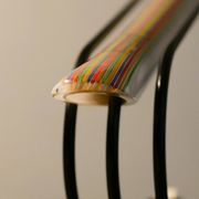Cobra table lamp in Murano glass by Lino Tagliapietra for Effetre, Italy, 1980s