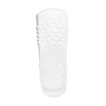 Brutalist crystal vase 1970