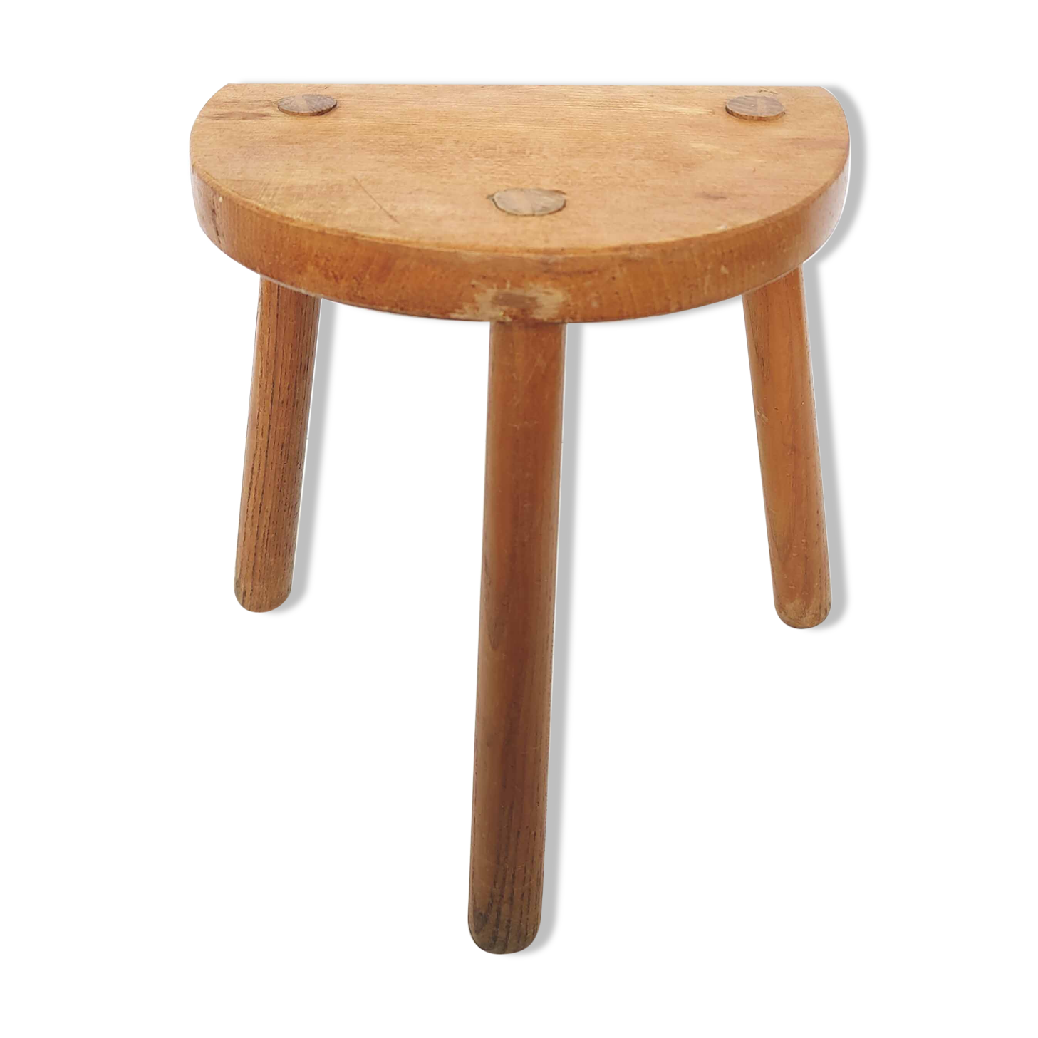 Wooden tripod stool