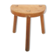 Tabouret tripode en bois