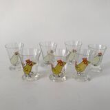 Suite de 7 verres à Shot Tapio Wirkkala