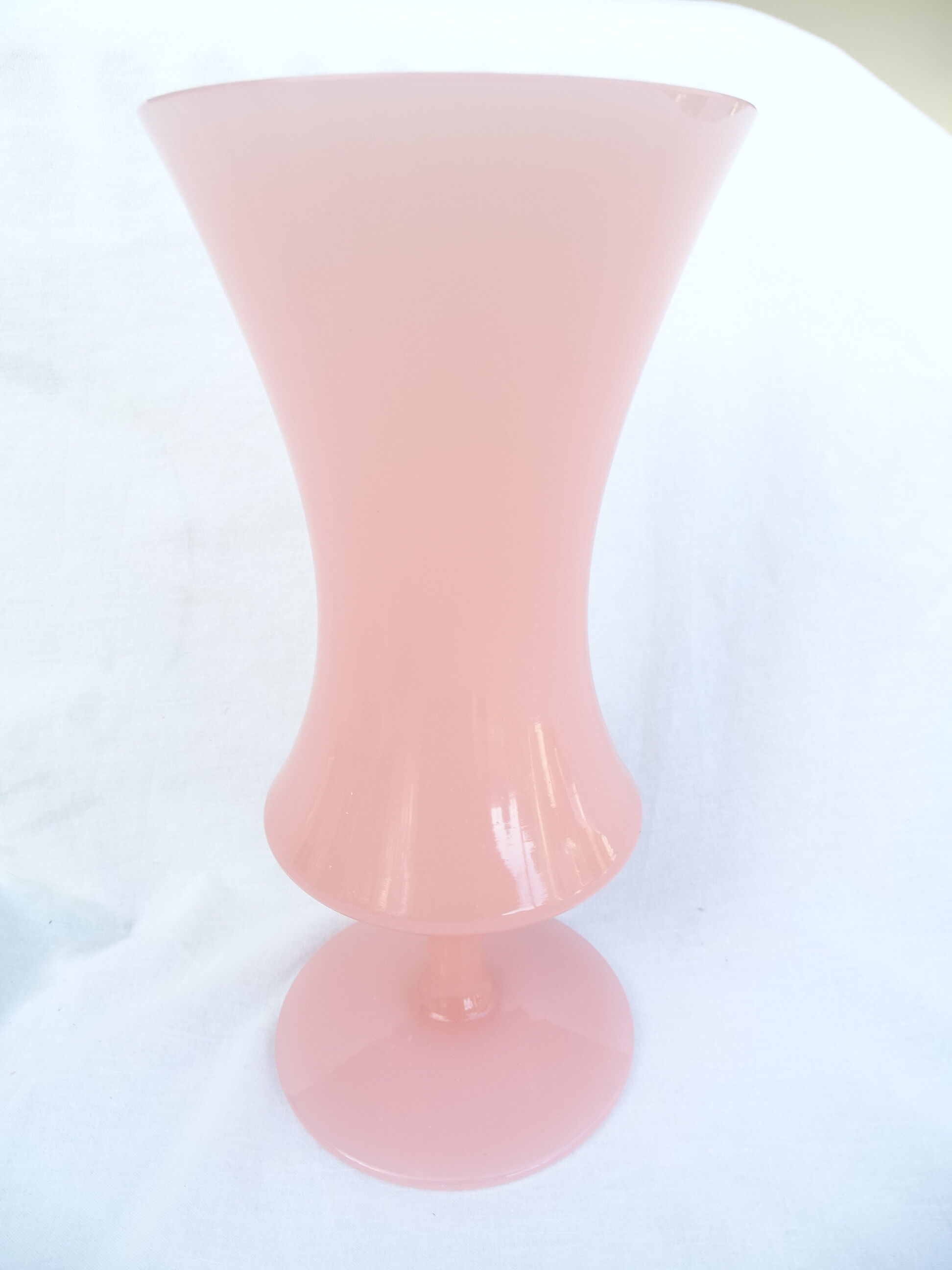Pink opaline vase