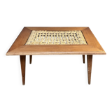Audoux and Minet coffee table, 1950, vintage