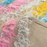 3x10 Pink & Blue Kilim Runner Rug, 94x294Cm