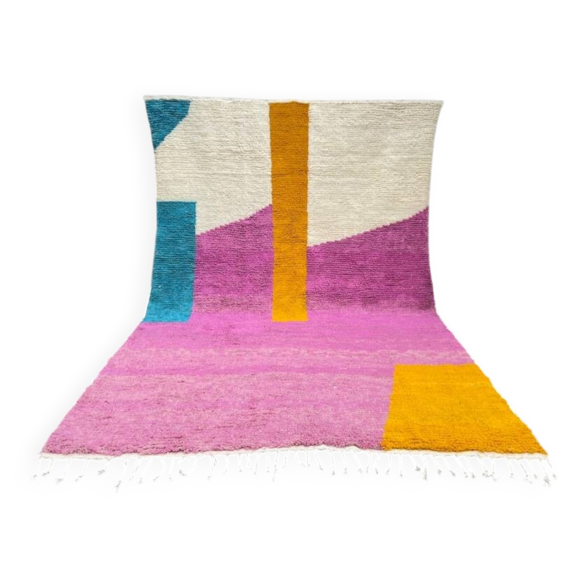 Traditional hand-woven Beni Ouraine rug, size 200 x 300 cm
