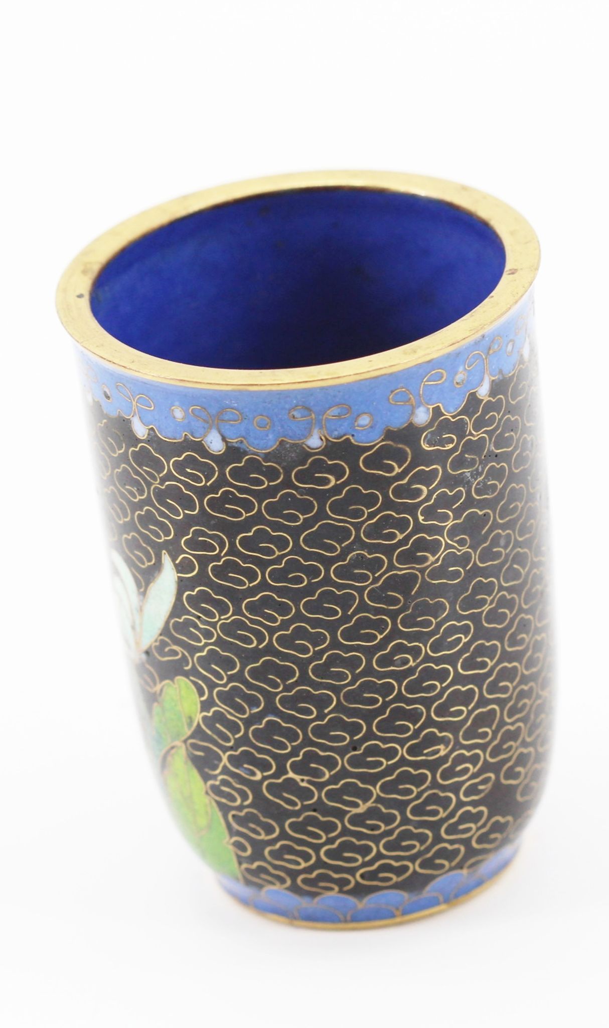 Vase chinois en email