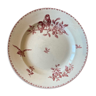 Round serving dish Sarreguemines favorite model