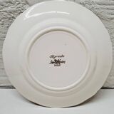 Set of 6 Sarreguemines dessert plates