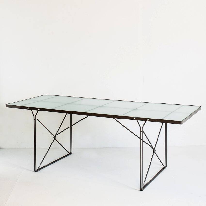 Vintage dining table or desk. moment collection by niels gammelgaard for ikea. 80s-90s.