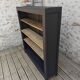 Library, restored antique shelf