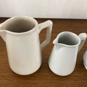 Set of 4 Vintage Porcelain Milk Jugs