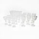 Service of 27 crystal glasses from Saint-Louis