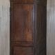 Antique Carved Wardrobe Dated 1844 with Shaped Panels