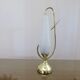 Lampe en laiton doré et verre royal lumière 1960