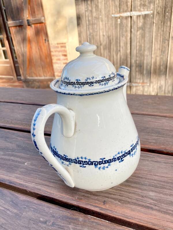 Cafetière / théière - Terre de fer Gien XIXe