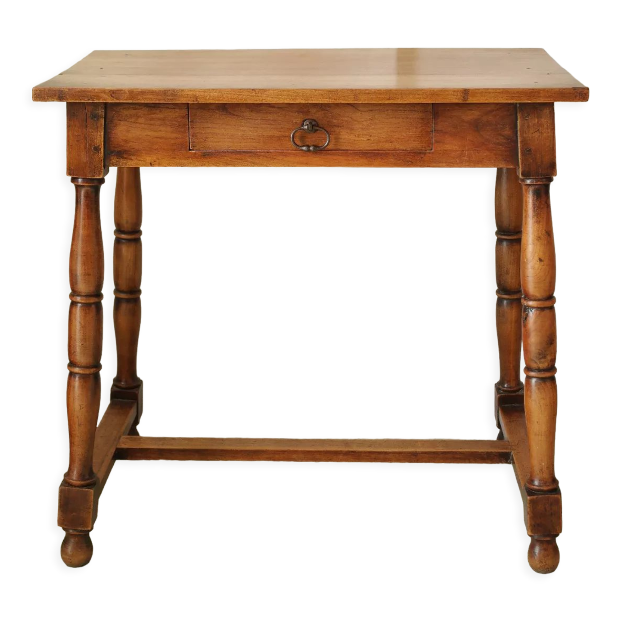 Antique walnut side table