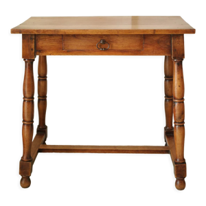 table d'appoint en noyer