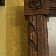 Miroir en bois sculpté style Louis XVI