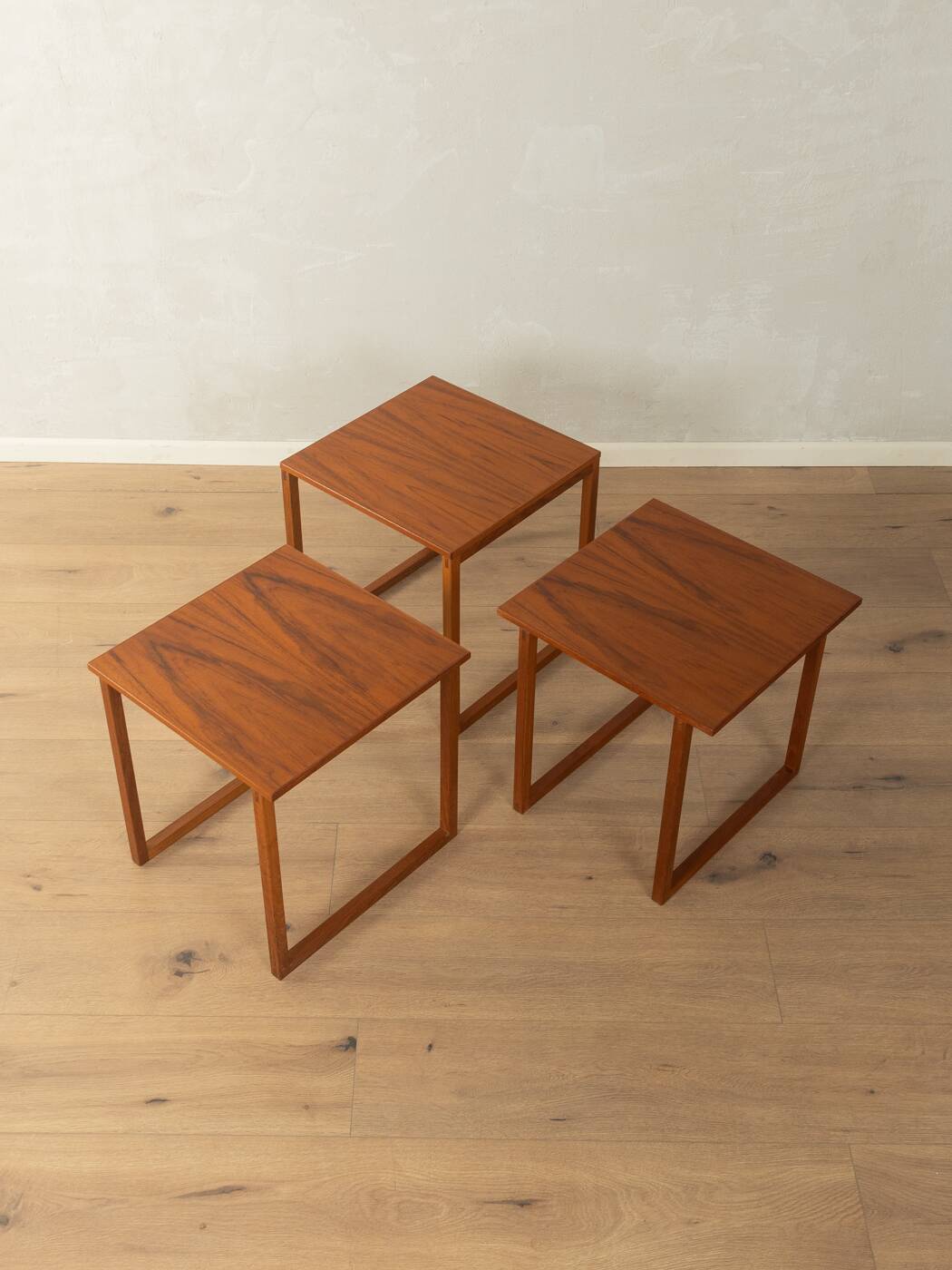 "The Cube" nesting tables by Kai Kristiansen for Vildbjerg Møbelfabrik, 1960s