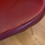 Pair of vintage armchairs in imitation leather from the 60s/70s