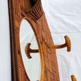 Bamboo mirror, 64x50 cm