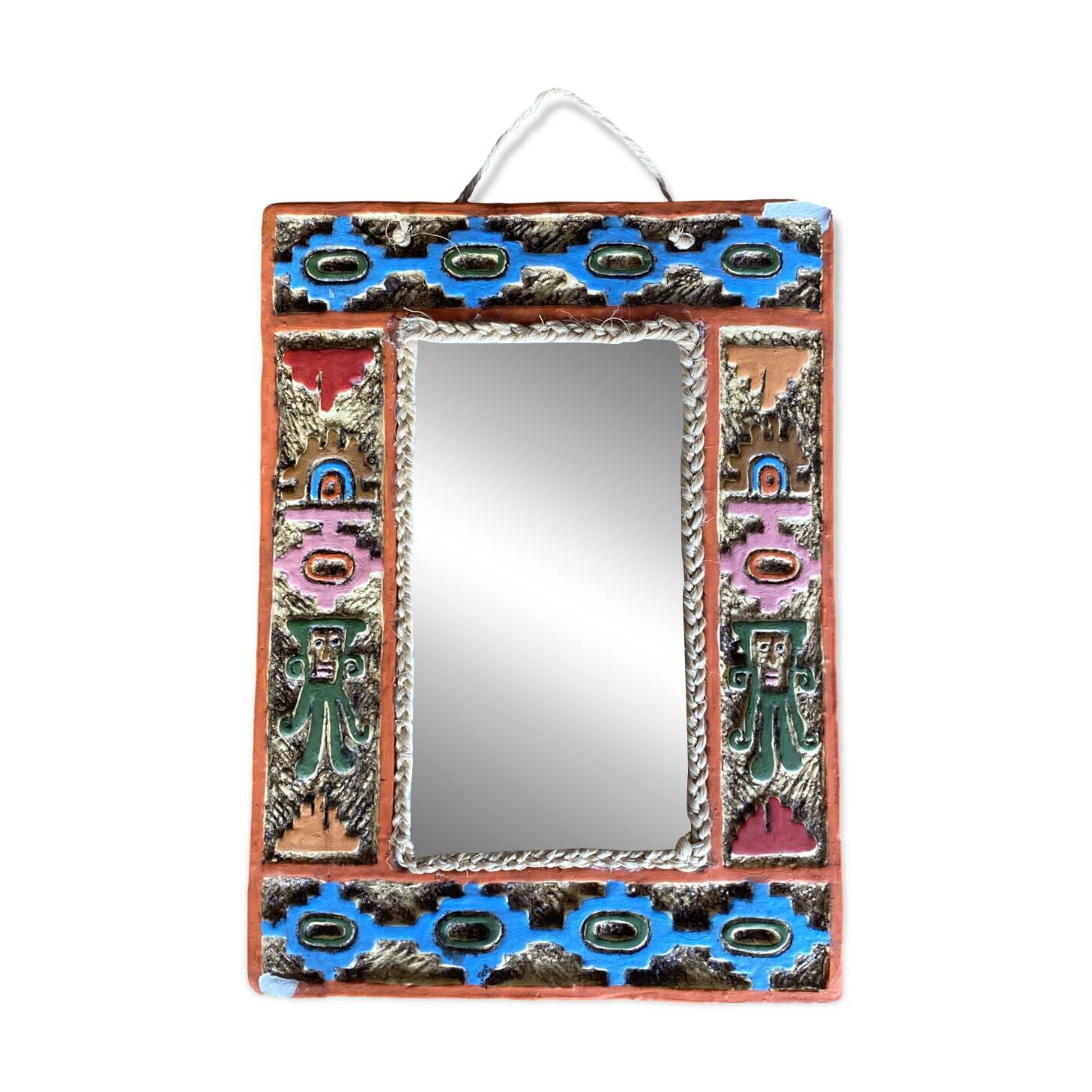 Miroir céramique artisanal