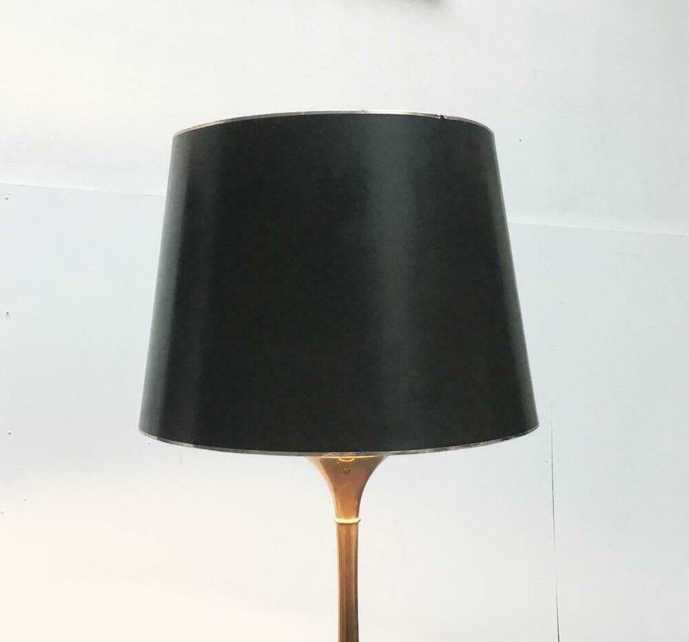 Hollywood Regency bamboo floor lamp by Ingo Maurer for M Design, 1960s.
