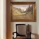 Italian landscape painting signed Giuseppe Gheduzzi from the 20th century