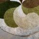 Xl psychedelic high pile rya rug desso netherlands, 1970s