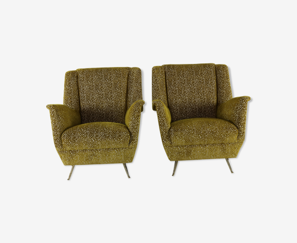 Ensemble de deux fauteuils du milieu du siècle pour ISA Italie