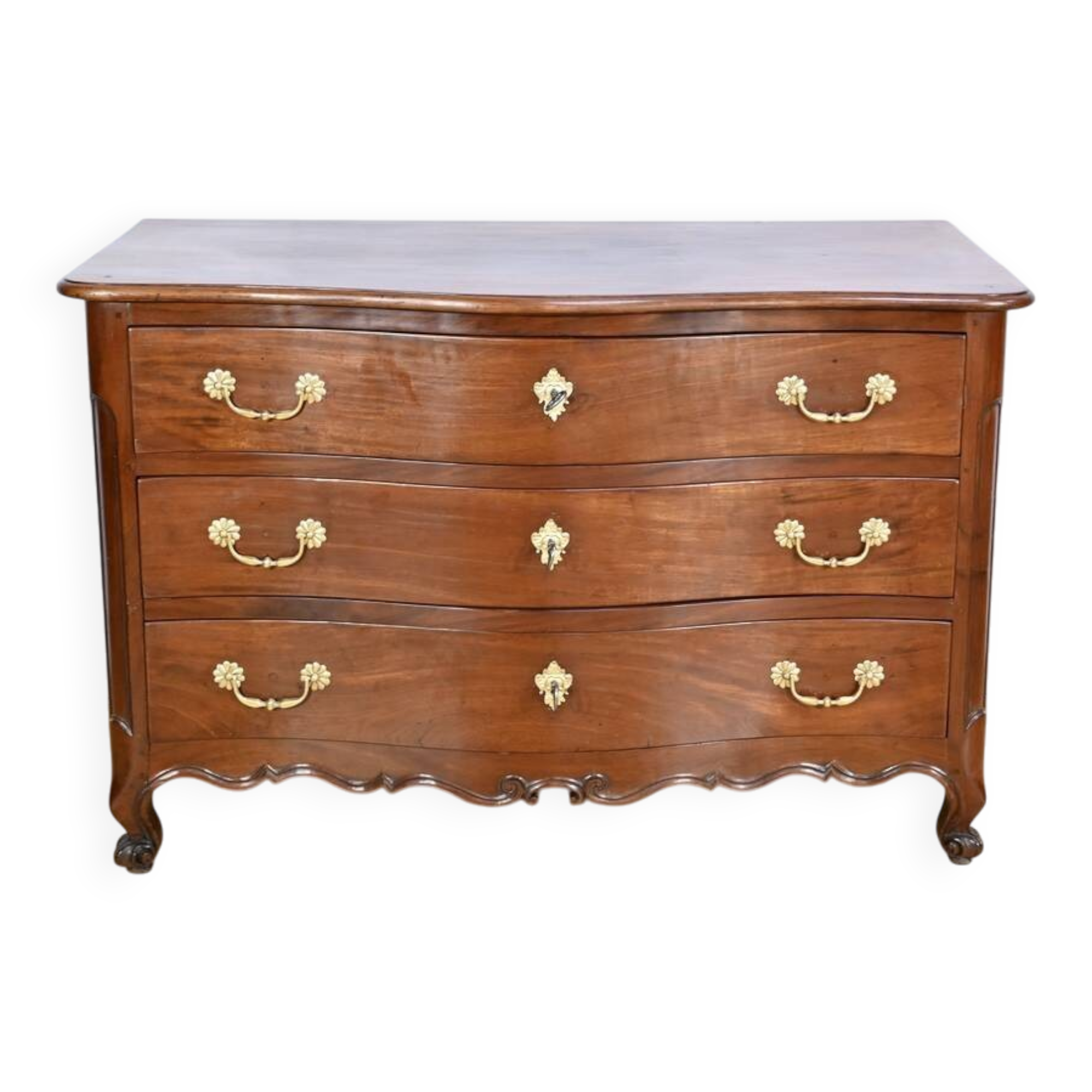 Nantes Commode from Port in Cuban Mahogany – 2nd part of the 18th century