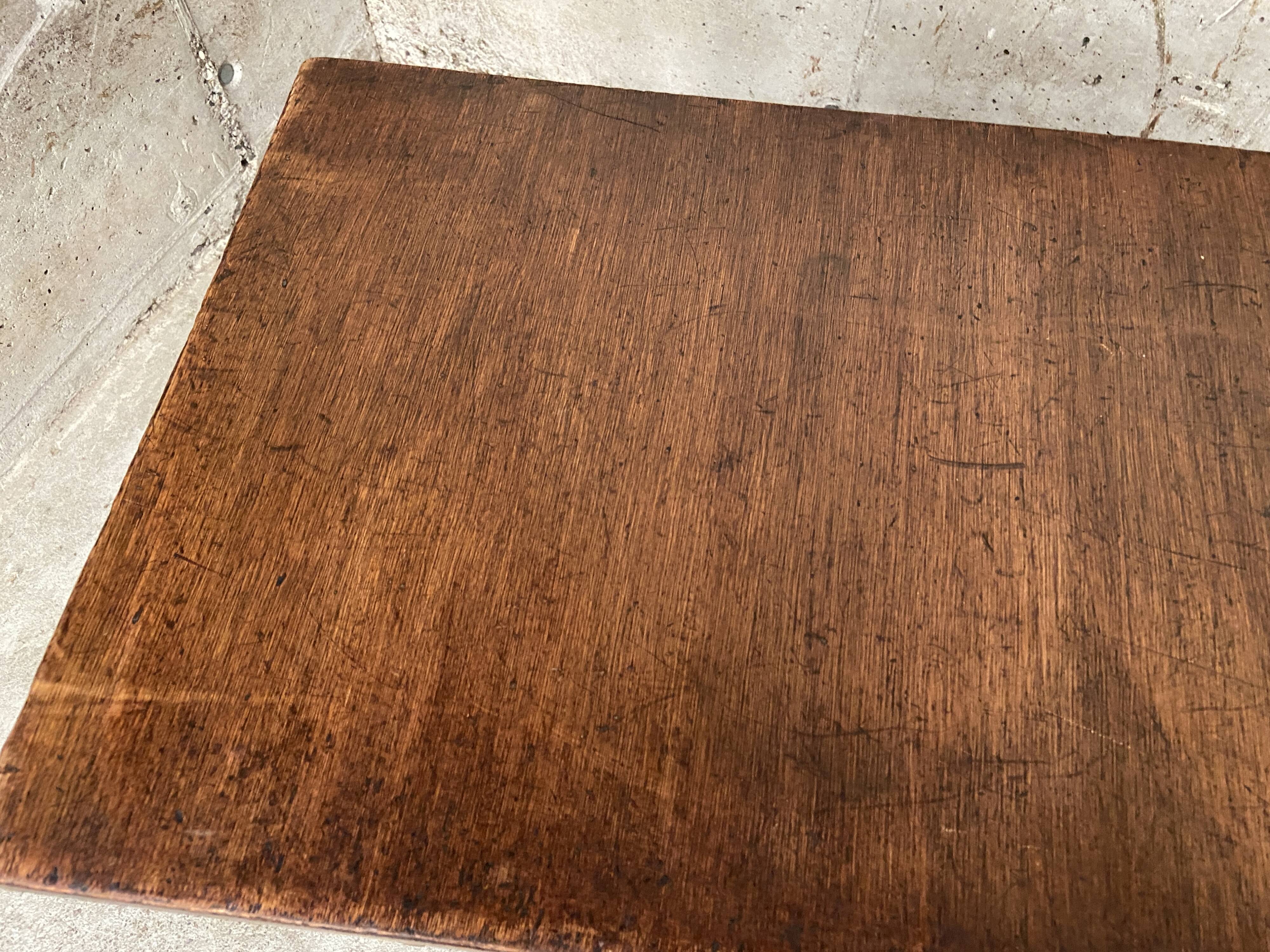 Small administrative style desk american style vintage 1950 oak