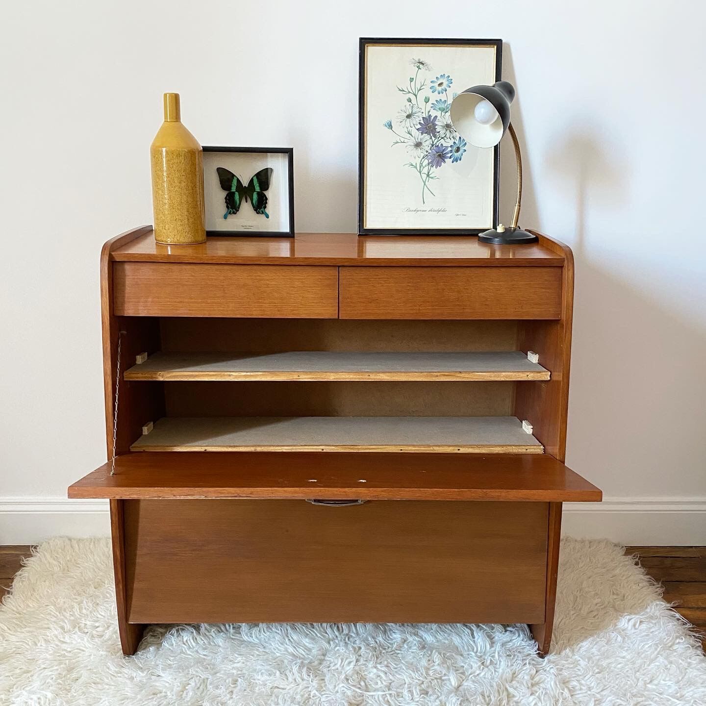 Vintage shoe cabinet