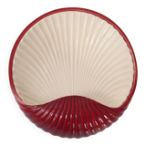 Vintage 1960s seashell wall sconce