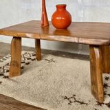 Table basse en orme vintage moderniste