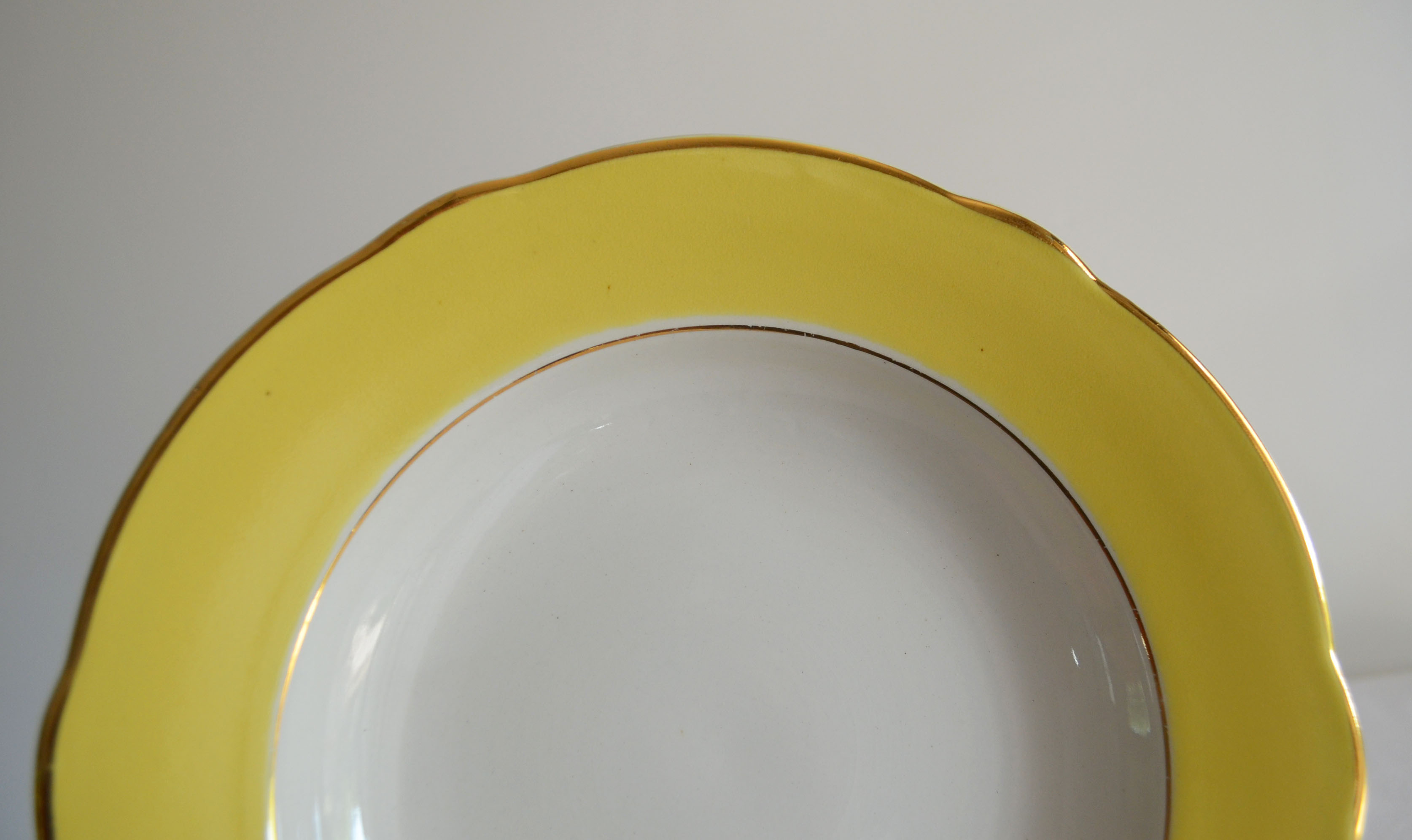 4 plates Lunéville model Daffodil