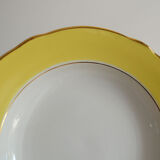 4 plates Lunéville model Daffodil