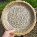 René Quillivic's Celtic sandstone décor plate