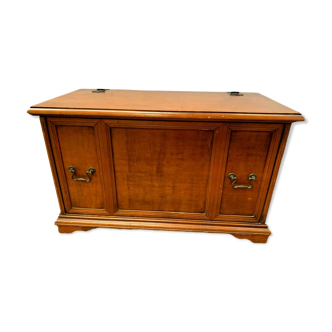 Natural wood bar chest XX century