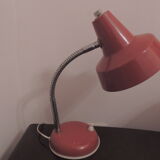 60s red desk lamp
