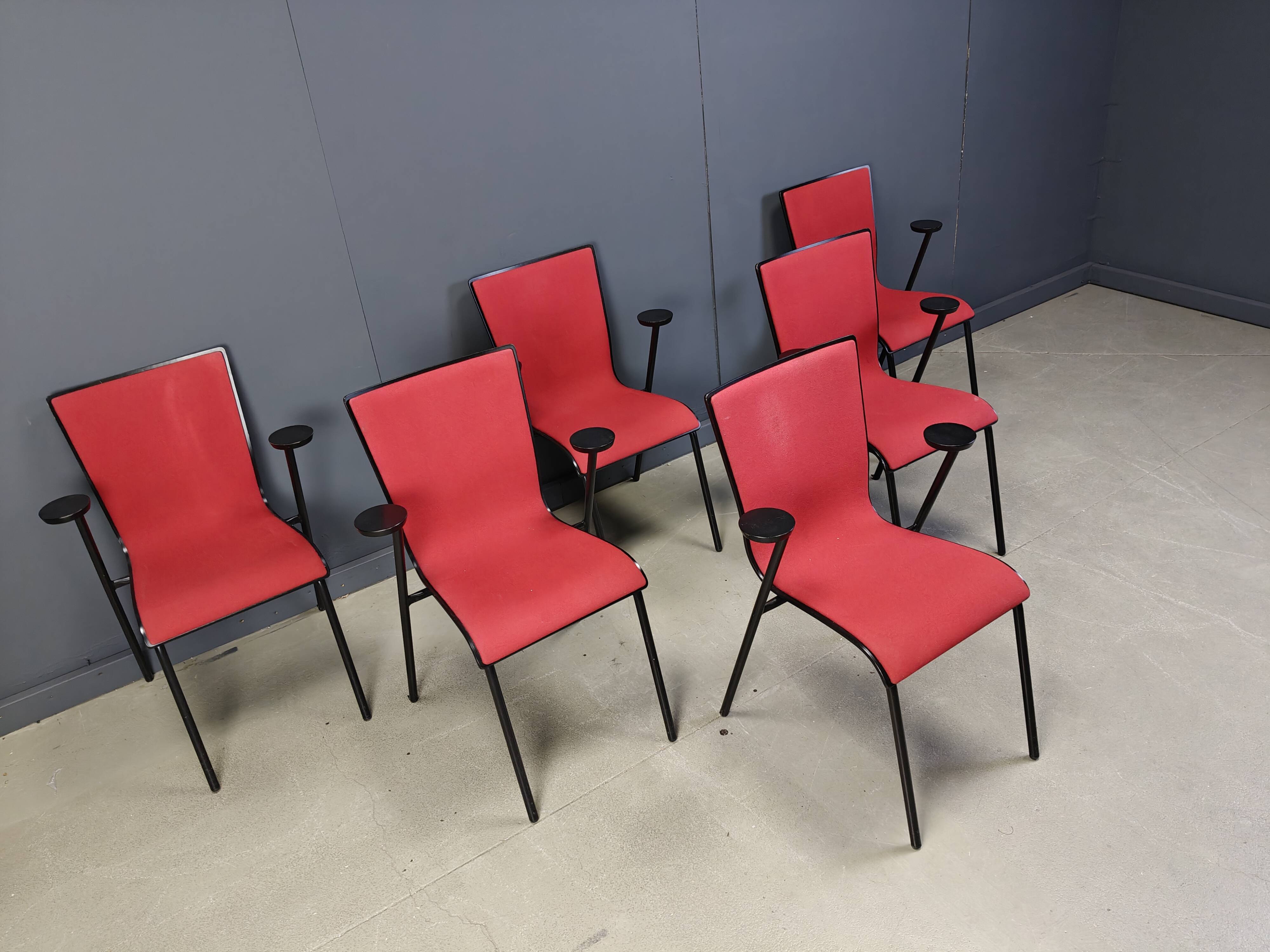 Vintage Occhio Chairs by Roel Vandebeek for Drisag, 2000s - set of 6