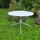 Table de jardin en fer forgé