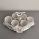 Porcelain egg cups from the 1960s