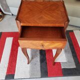 Louis XV style bedside table in rosewood